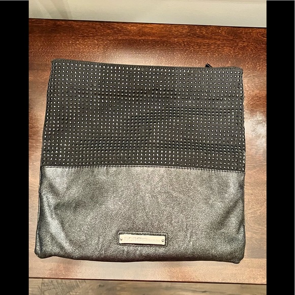 BCBGeneration Black/Silver Clutch - Picture 3 of 5